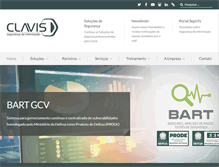 Tablet Screenshot of clavis.com.br